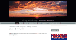 Desktop Screenshot of hikingwithbarry.com