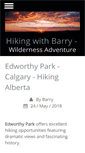 Mobile Screenshot of hikingwithbarry.com